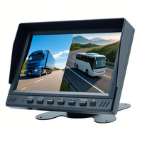 Système de caméra de recul haute qualité 1080P 7 pouces avec écran tactile, caméras AHD 1080P, enregistreur DVR, double caméra pour camping-car/camion/bus