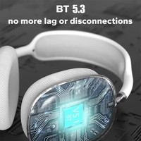 Écouteurs sans fil TWS P9 PRO MAX JL pour 5.3 ENC Réduction de bruit IPX5 Étanche Charge Type-C Basses puissantes Stéréo
