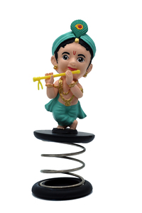 Ídolo de Bhakti Bansidhar Krishna para el Tablero del Auto y Decoración del Hogar – Adorno Decorativo de Flauta Kanha de Funsprin Plastics - Product Image 4