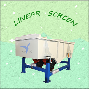 Tamiz vibratorio lineal de nueva condición, máquina de cribado de polvo de alimentos de acero para semillas de sésamo para procesamiento de mineral de construcción agrícola - Product Image 1