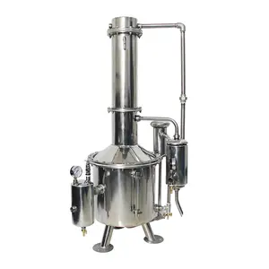 50L-600L large double water distiller with steam heating