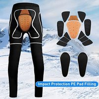 Protection pour patinage sur glace, pantalon long, genouillères de protection OEM pour patinage hivernal, équipement de protection, fabricant en gros