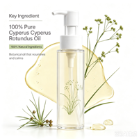 Lance Private Label Alami Menghambat Pertumbuhan Rambut Menenangkan Kulit Setelah Penghilangan Rambut 100% Minyak Cyperus Rotundus Murni