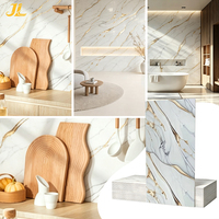 Autocollant mural en PVC imperméable de haute qualité, effet marbre, pour la décoration de la maison et des hôtels, panneau de fond