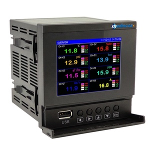MPR800 de alta precisión 1-8 canales RS485 papel Flujo de presión con totalizador indemnización - Product Image 1