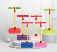 Bâton de saut Pogo coloré Flybar Flash Frog avec sifflet BB, bâton de saut en mousse pour le sport, excellent cadeau pour les enfants