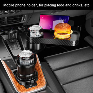 قابل للتعديل 2 في 1 سيارة كوب كوب محول حامل كوب متعدد الوظائف درجة دوران تنظيم وجبات السيارة - Product Image 5