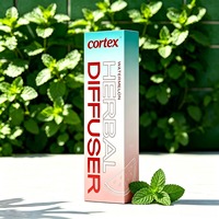 Inhalateur Herbal 1200uses avec Menthol, Thym et Eucalyptus pour la Détoxification Pulmonaire, Stylo Diffuseur Herbal pour Arrêter de Fumer
