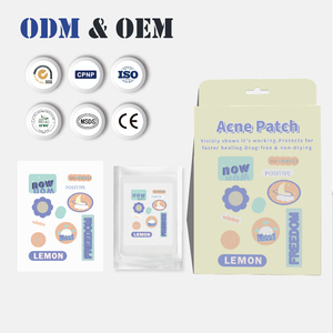 プライベートラベル新しいかわいいモンスタープリントにきびパッチ面白い漫画デザインにきびステッカー - Product Image 1