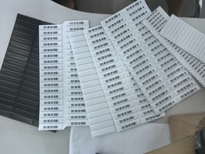 Antena negra HAX716 EAS 58Khz AM alarma de seguridad etiqueta suave 45*11mm pegatina de papel antirrobo etiqueta EAS negro blanco para venta al por menor - Product Image 3