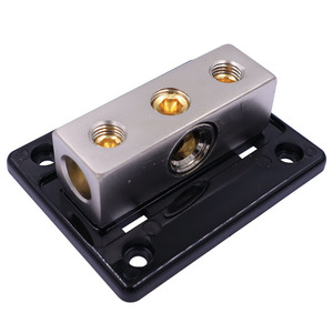 Usine produire 2 voies voiture Audio ampli solaire alimentation/terre câble répartiteur bloc de <span class=keywords><strong>Distribution</strong></span> 4/0 jauge - Product Image 4