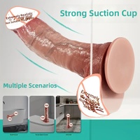 Dildo manuel en silicone souple, masturbateur féminin, pénis réaliste, jouet sexuel pour plaisir orgasmique, coffret
