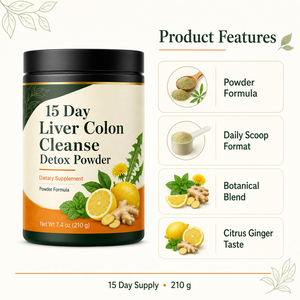 Poudre Détox Naturelle de Haute Qualité à Base de Feuilles de Séné pour Nettoyage Hépatique et du Côlon sur 15 Jours, 250g, pour la Digestion et le Soutien Immunitaire - Product Image 3