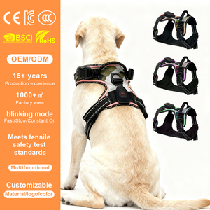 Dây Dẫn Chó Có Đèn LED Phát Sáng, <span class=keywords><strong>M</strong></span>ạng Lưới Sử Dụng Lâu Dài, Có Kênh Theo Dõi GPS, Có Thể Tùy Chỉnh Cho Thương Nhân Xuất Khẩu - Product Image 1