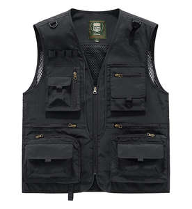 سترة عمل رجالية متعددة الاستخدامات للبيع بالجملة عبر الحدود، ملابس ترفيهية للعمل والأنشطة الخارجية وتسلق الجبال، بدون أكمام، دافئة ومتعددة الوظائف - Product Image 1