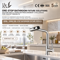 Ensemble de douche pour salle de bain, mitigeur de douche, robinet de cuisine et robinet de lavabo en acier inoxydable SUS304, OEM ODM personnalisé