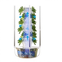 Pompe LED Tru-Spring à spectre complet anti-UV, garantie 1 an |   Système de jardinage vertical automatique à 5 couches en HDPE/ABS pour l'agriculture