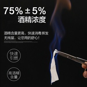 Toallitas Desinfectantes con Alcohol, 75% de Contenido de Alcohol, Evaporación Rápida para Desinfección de Manos y Limpieza de Superficies - Product Image 1