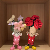 Kedatangan Baru Buket Bunga Jelly Mawar Modis, Rangkaian Bunga Lucu Boneka Plush - Hadiah Pernikahan & Valentine, Pengiriman Cepat