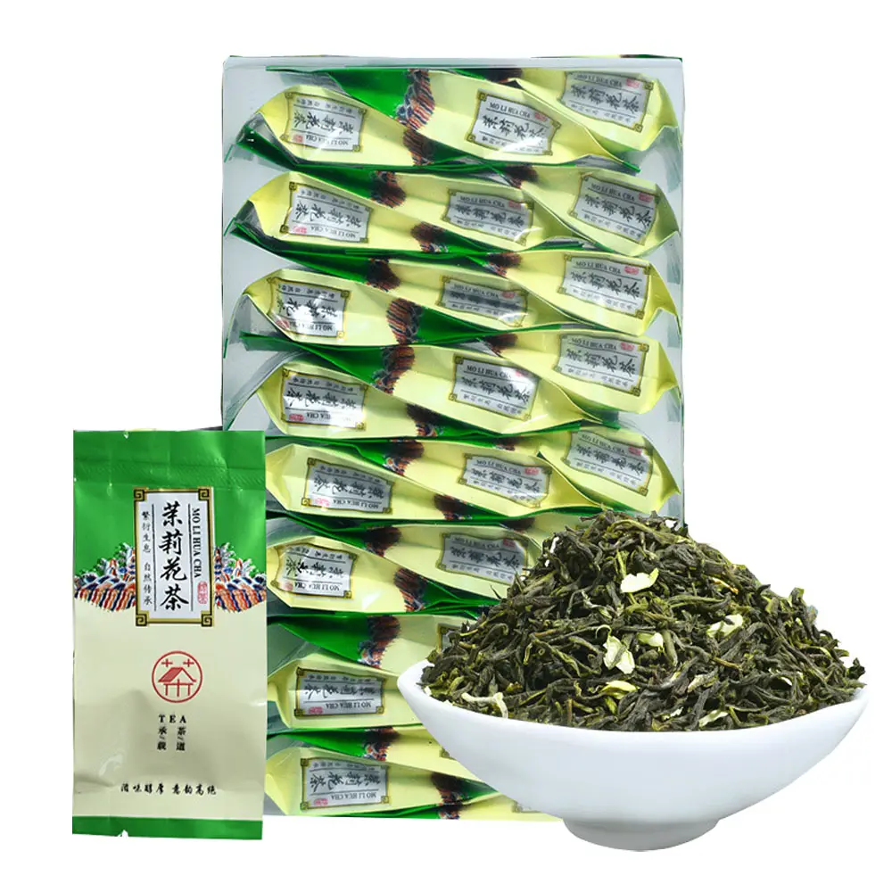 Çin ünlü çay kravat guan yin da hong pao oolong çay bireysel ambalaj yasemin YEŞİL ÇAY