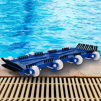 Tête de brosse pour aspirateur de piscine ABS, nettoyeur manuel à aspiration robuste, équipement d'élimination des algues, outils d'entretien et de nettoyage de piscine