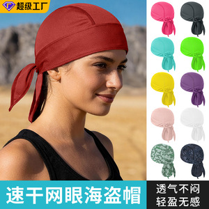 Gorra Pirata para Exteriores, Transpirable, de Malla, de Secado Rápido, Gorra Deportiva, Protección Solar de Verano, Pañuelo para Ciclismo - Product Image 2