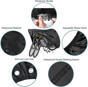 <span class=keywords><strong>Housse</strong></span> <span class=keywords><strong>de</strong></span> vélo pliable <span class=keywords><strong>2</strong></span>-3 places, Oxford 210D 300D, imperméable, anti-poussière, <span class=keywords><strong>pour</strong></span> extérieur - Product Image 2