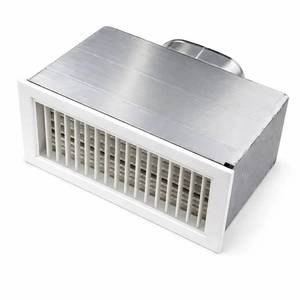 Rejilla de Ventilación Plenum de Aluminio Aislada para Aires Acondicionados, Montaje en Techo, Fácil Instalación, Ángulo de 90°, Espaciado de 1/2 Barra, Plenum-g - Product Image 1