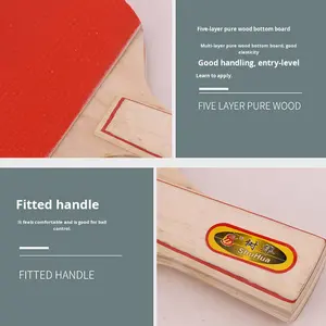 Ensemble de tennis de table portable avec filet réglable, 2 raquettes, <span class=keywords><strong>kit</strong></span> complet de <span class=keywords><strong>ping</strong></span>-<span class=keywords><strong>pong</strong></span>, comprend 3 balles, système de filet rétractable - Product Image 5