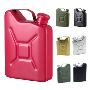 Jerry Can Flacon Pot D'<span class=keywords><strong>alcool</strong></span> En Métal Essence Essence Gaz Seau <span class=keywords><strong>Alcool</strong></span> Vin Conteneur Verres Cadeaux En Acier Inoxydable Hip Flask 5oz - Product Image 1