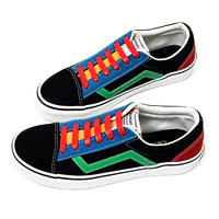 Lacets en silicone multicolores sans nœuds, extensibles et élastiques, pour la remplacement des lacets de chaussures, vente en gros pour usines d'accessoires de chaussures