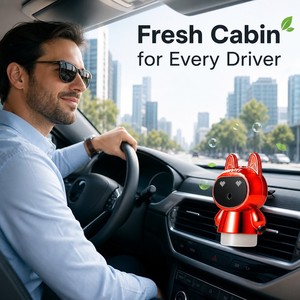 Car Air Vent Fragrance <strong>Diffuser</strong> Removes Smoke and Odor Vibration Sensing Auto Spray for All Car Models for Car Interior - Product Image 4