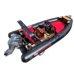 Bateau gonflable français à <span class=keywords><strong>coque</strong></span> rigide en fibre de verre oca Hypalon, bateau côtelé de 6.80m, à vendre - Product Image 4