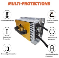 Chargeur de batterie étanche de haute qualité 12V 24V 36V 48V 73V 84V 10A 12A 15A 18A 20A 25A pour élévateur électrique, moto, véhicule électrique