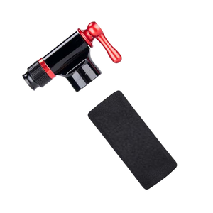 Mini pompe à vélo en aluminium portable 16 G avec valve Presta Schrader <span class=keywords><strong>Adaptateur</strong></span> <span class=keywords><strong>de</strong></span> valve d'air pour gonfler les pneus <span class=keywords><strong>de</strong></span> vélo - Product Image 1