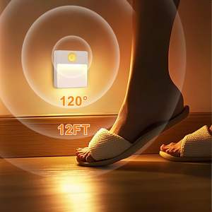 Produits Tendances 2026 : Veilleuses LED sans fil intelligentes à détecteur de mouvement pour lit, 5 couleurs, à piles, intensité réglable, pour escaliers et marches - Product Image 4