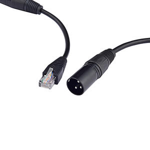 XLR 3-poliger Stecker auf RJ45-Stecker Audio-Mikrofon DMX512 Balanced XLR to Network Port - Product Image 5
