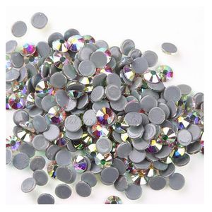 3A ss3-ss5 pas cher prix cristal lâche pierres cristal AB dos gris en verre hotfix strass cristal pour vêtements - Product Image 4