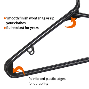 Hot Bán Đa Màu Sắc Nhựa ABS Sang Trọng Cao Cấp Màu Đen Non-Slip Nhung Vải Phù Hợp Với Kid Đổ Xô Móc Áo - Product Image 4