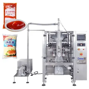 Automatic Vertical Pack Liquid Bag 1-2 Litre Sauce Edible Cooking Oil Pouch Filling Packing Machine