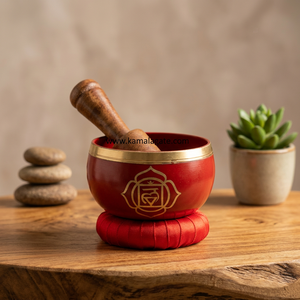 Cuencos Tibetanos de Cuarzo Reiki de 7 Chakras Tallados a Mano con Varillas de Madera para Meditación, Coleccionables - Product Image 3
