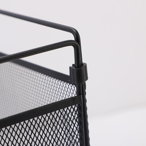 Foldable Desktop <b>File</b> Organizer Mesh 33x38x25cm Standing Type Desk <b>Storage</b> Neatening Office Organizer - Product Image 3