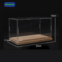 Vitrine de présentation pour modèles de voitures 1:32, ensembles de blocs de construction, mini figurines, boîte de collection anti-poussière en plastique, briques DIY pour jouets d'enfants