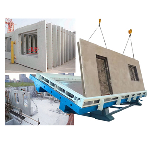 Meja Miring Panel Dinding Semen Mesin Slat Beton Pracetak Cetakan Rumah Beton Pracetak Mesin Beton Pracetak - Product Image 1