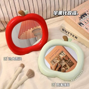 化粧鏡、学生寮、かわいい携帯用小型鏡、オフィスデスク、デスクトップ、家庭用化粧鏡 - Product Image 4