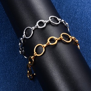 Pulsera Redonda de Acero Inoxidable de 10 mm, Cadena de Mano con Eslabones Circulares para Mujeres y Hombres, Brazalete Hecho a Mano, Tobillera, Joyería de Metal, Regalo - Product Image 5