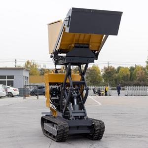 Рождественская акция, полный гидравлический небольшой гусеничный самосвал, Гусеничный мини-самосвал для продажи, низкая цена - Product Image 6