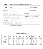 CHAQUE haute qualité Skate Inline Professional Slalom Skate Roller Skating Man Roller Skate Chaussures pour homme adulte