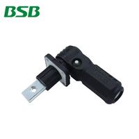Connecteur de stockage d'énergie automobile à branchement rapide HV monocœur 1500V 80A 100A 130A pour BMS BESS