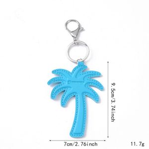 New Multi-functional Portable <b>Glasses</b> <b>Keychain</b> Sunglasses Anti-loss Holder Palm Tree Leather Pendant Bag Luggage Accessory - Product Image 4